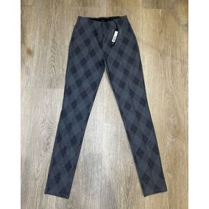 TAHARI NEW $89 Size XS Xsmall Dress Pants Plaid Leggings Ankle Pull On